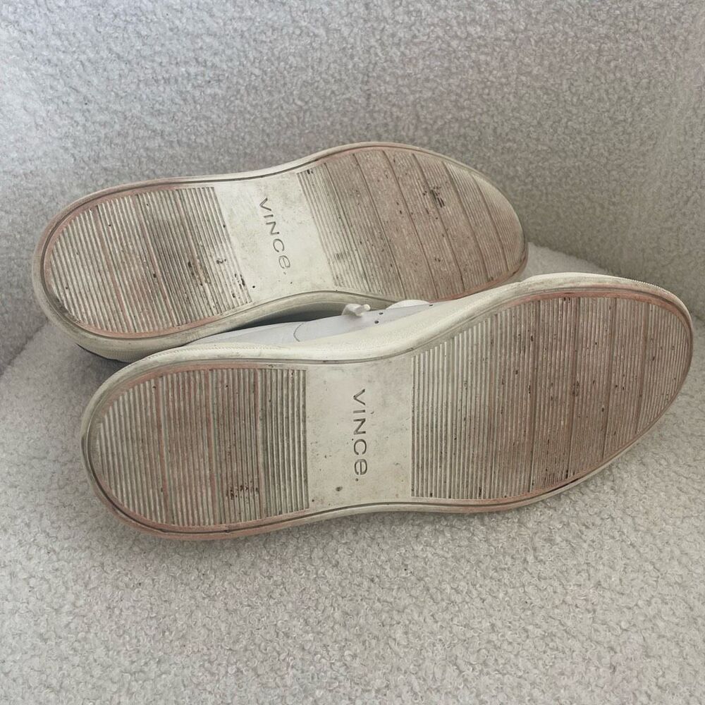 Vince Brady Sneaker Men’s White Leather $225 8 41 - Picture 10 of 10